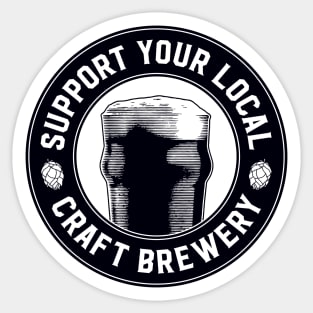 Support Your Local Craft Brewery Sticker